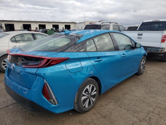 JTDKARFP7J3092383 - 2018 TOYOTA PRIUS PRIM ლურჯი ფოტო 3