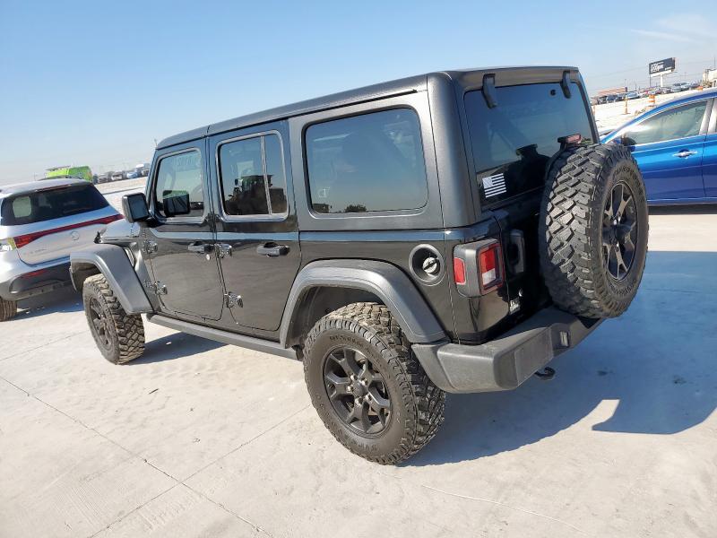 1C4HJXDN5LW159466 - 2020 JEEP WRANGLER UNLIMITED SPORT შავი ფოტო 2