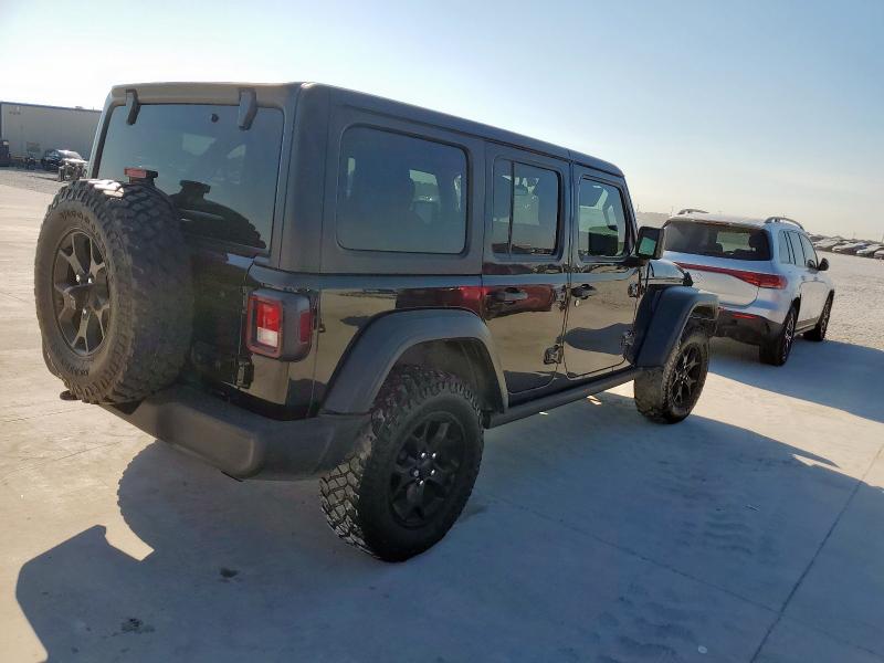1C4HJXDN5LW159466 - 2020 JEEP WRANGLER UNLIMITED SPORT შავი ფოტო 3