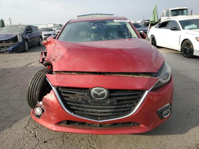 JM1BM1W39F1240400 - 2015 MAZDA 3 GRAND TOURING RED photo 5