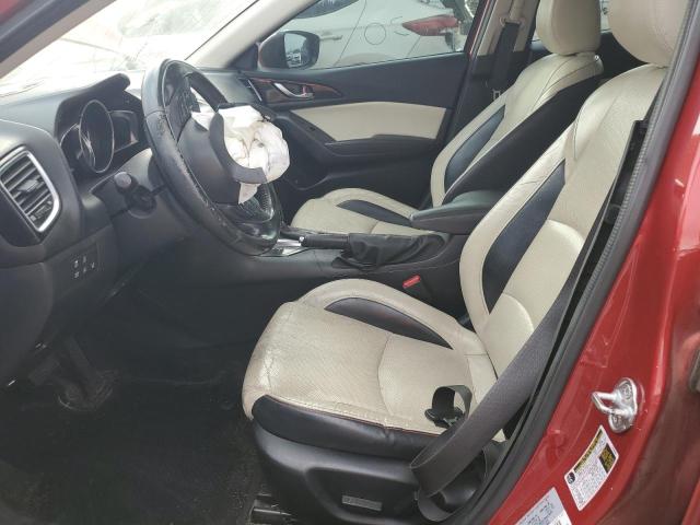 JM1BM1W39F1240400 - 2015 MAZDA 3 GRAND TOURING RED photo 7