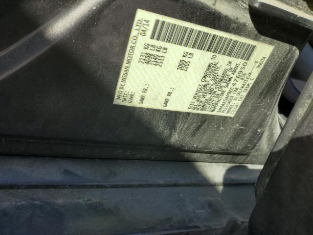 1N4AA5AP9EC476950 - 2014 NISSAN MAXIMA S BROWN photo 12