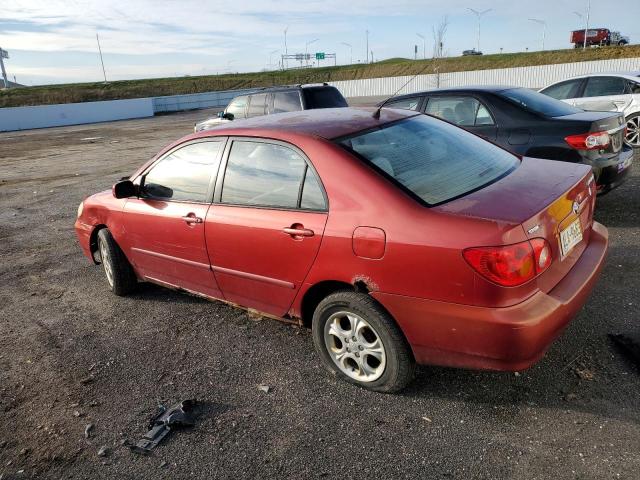 1NXBR38E64Z291341 - 2004 TOYOTA COROLLA CE RED photo 2