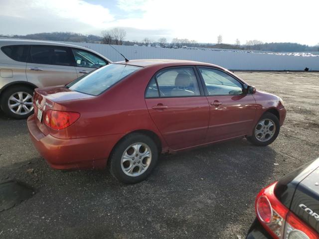 1NXBR38E64Z291341 - 2004 TOYOTA COROLLA CE RED photo 3