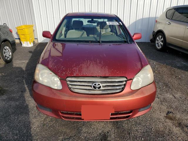 1NXBR38E64Z291341 - 2004 TOYOTA COROLLA CE RED photo 5