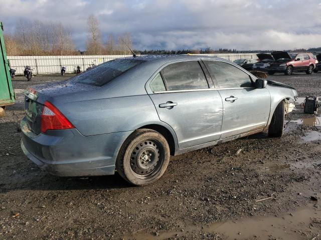 3FAHP0JA1CR365951 - 2012 FORD FUSION SEL BLUE photo 3