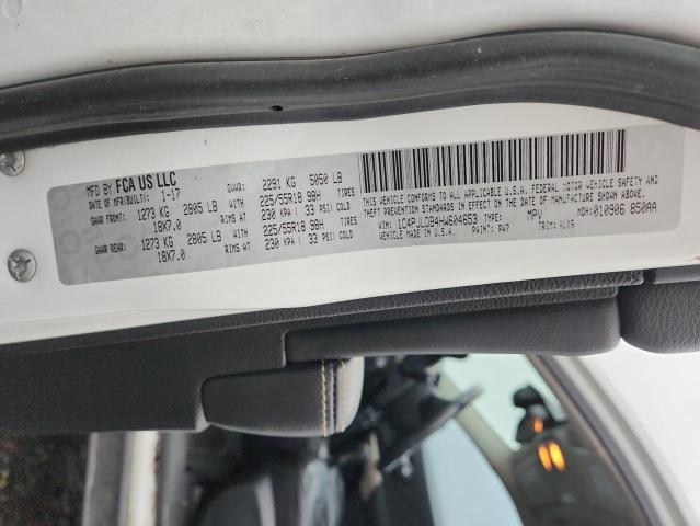 1C4PJLDB4HW604653 - 2017 JEEP CHEROKEE LIMITED WHITE photo 14