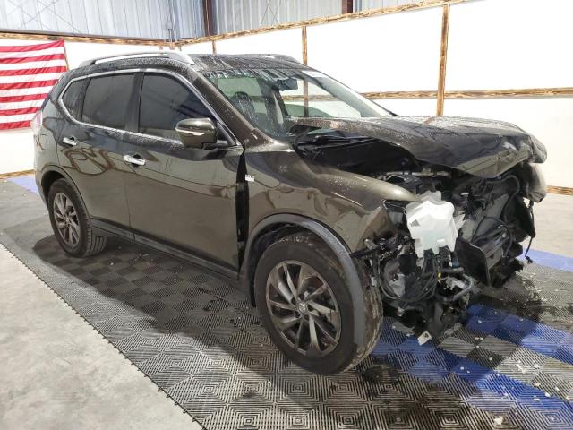 5N1AT2MT9FC805607 - 2015 NISSAN ROGUE S BROWN photo 4