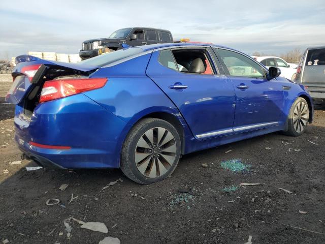 5XXGR4A60DG091421 - 2013 KIA OPTIMA SX BLUE photo 3