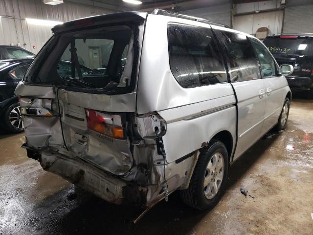 5FNRL18623B065306 - 2003 HONDA ODYSSEY EX SILVER photo 3