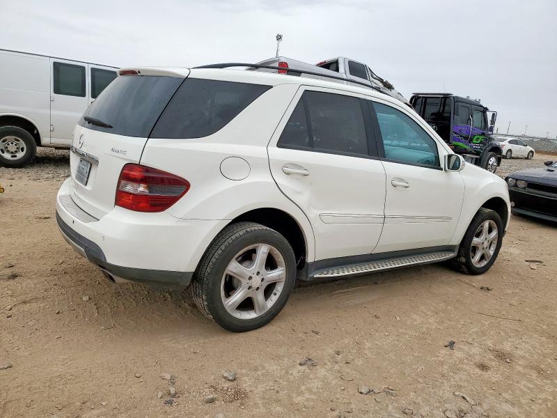 4JGBB86E48A366484 - 2008 MERCEDES-BENZ ML 350 WHITE photo 3