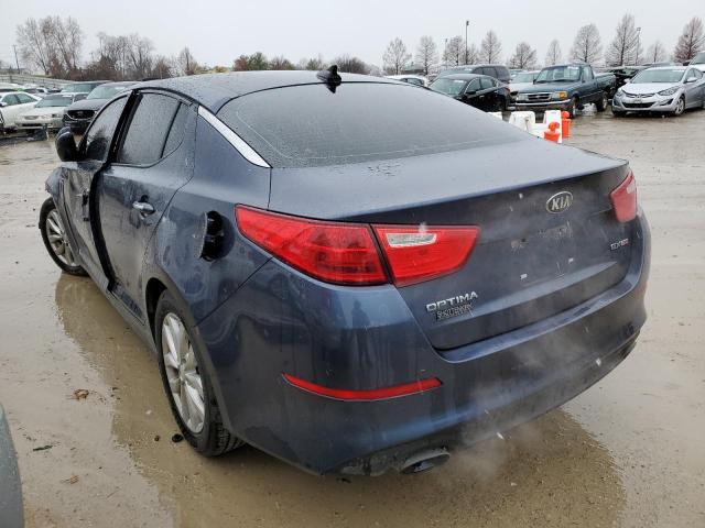 5XXGN4A79FG414825 - 2015 KIA OPTIMA EX BLUE photo 2