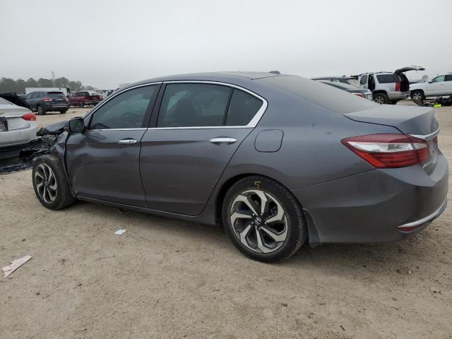 1HGCR2F81HA074823 - 2017 HONDA ACCORD EXL GRAY photo 2