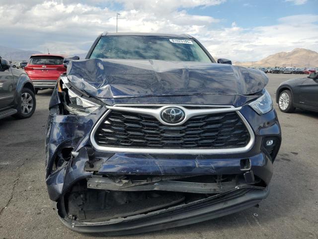 5TDHZRAH4LS001512 - 2020 TOYOTA HIGHLANDER XLE BLUE photo 5