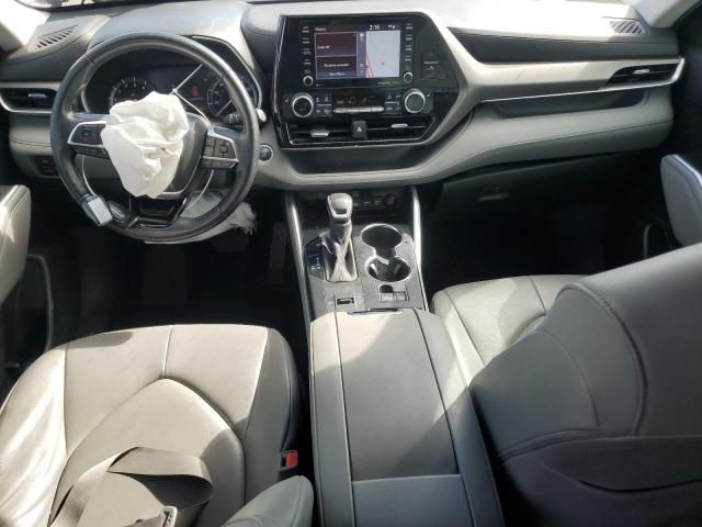 5TDHZRAH4LS001512 - 2020 TOYOTA HIGHLANDER XLE BLUE photo 8