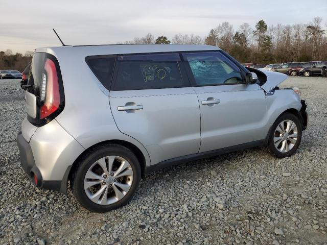 KNDJP3A53E7700962 - 2014 KIA SOUL + SILVER photo 3