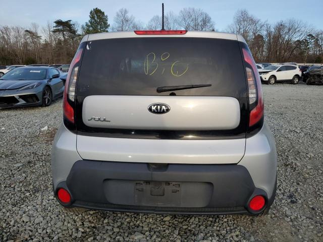 KNDJP3A53E7700962 - 2014 KIA SOUL + SILVER photo 6