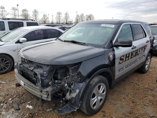 1FM5K8AT0HGA44764 - 2017 FORD EXPLORER POLICE INTERCEPTOR Schwarz Foto 1