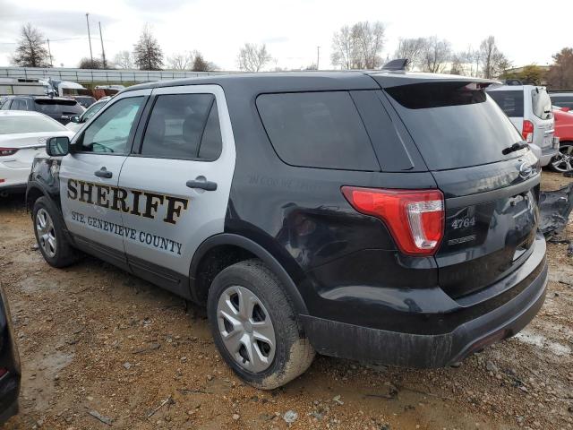 1FM5K8AT0HGA44764 - 2017 FORD EXPLORER POLICE INTERCEPTOR Schwarz Foto 2