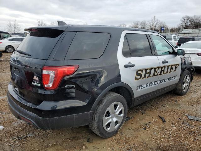 1FM5K8AT0HGA44764 - 2017 FORD EXPLORER POLICE INTERCEPTOR Schwarz Foto 3