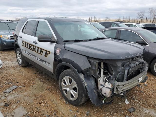 1FM5K8AT0HGA44764 - 2017 FORD EXPLORER POLICE INTERCEPTOR Schwarz Foto 4