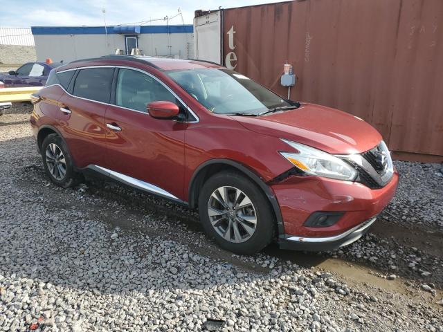 5N1AZ2MG7HN110647 - 2017 NISSAN MURANO S RED photo 4