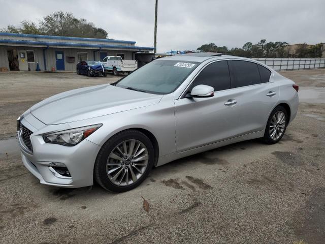 JN1EV7AP6LM205432 - 2020 INFINITI Q50 PURE SILVER photo 1