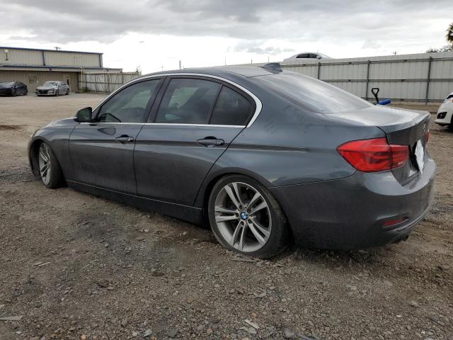 WBA8B9G56HNU09621 - 2017 BMW 330 I GRAY photo 2