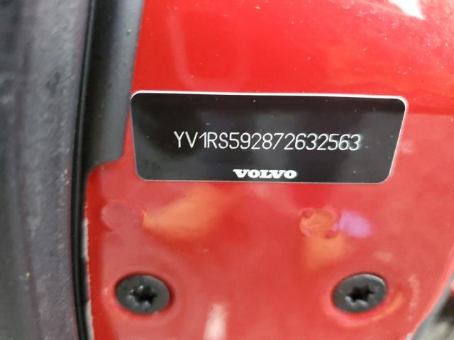 YV1RS592872632563 - 2007 VOLVO S60 2.5T RED photo 12