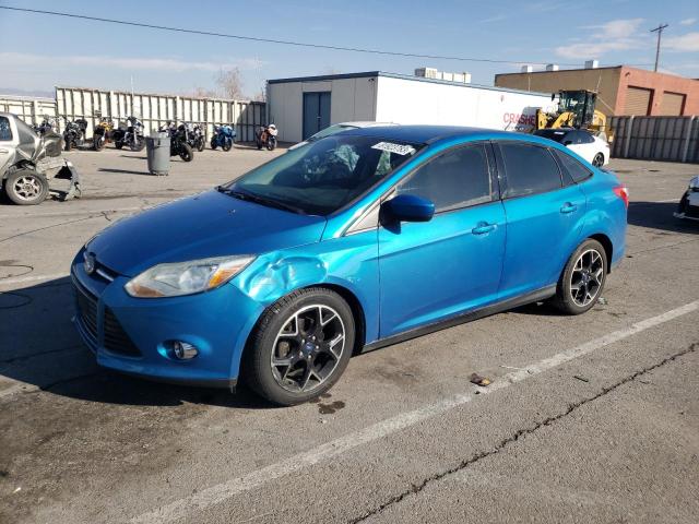 1FAHP3F27CL381153 - 2012 FORD FOCUS SE BLUE photo 1