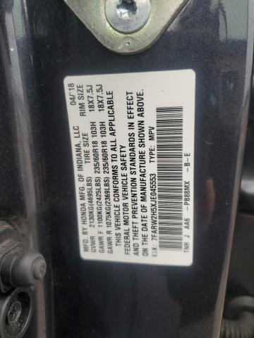 7FARW2H5XJE045553 - 2018 HONDA CR-V EX Schwarz Foto 13