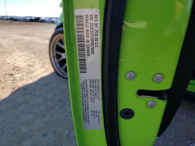 2C3CDZFJ5PH578093 - 2023 DODGE CHALLENGER R/T SCAT PACK GREEN photo 13