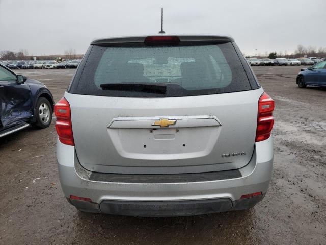 2GNALBEK1G1168575 - 2016 CHEVROLET EQUINOX LS SILVER photo 6