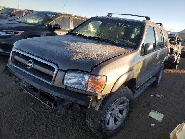 JN8DR09Y32W737469 - 2002 NISSAN PATHFINDER LE GOLD photo 1