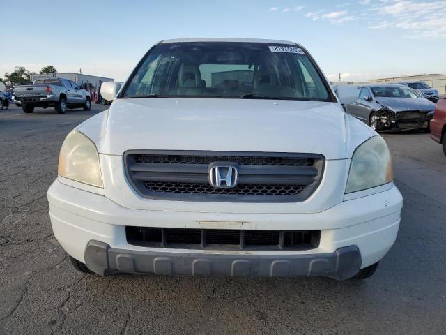 2HKYF18644H614414 - 2004 HONDA PILOT EXL WHITE photo 5