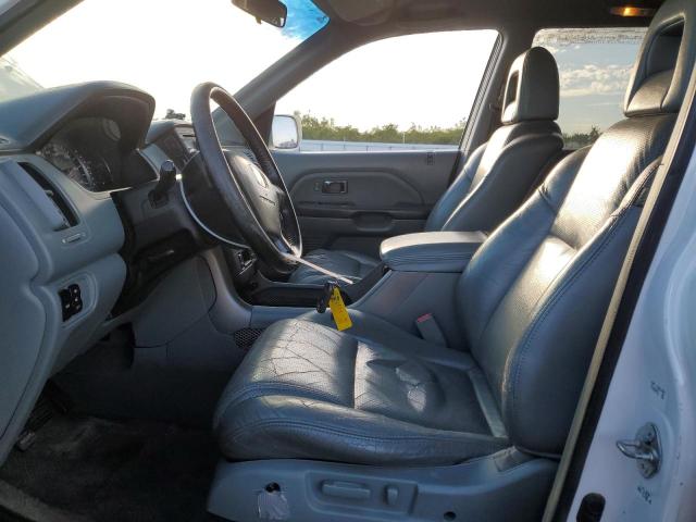 2HKYF18644H614414 - 2004 HONDA PILOT EXL WHITE photo 7