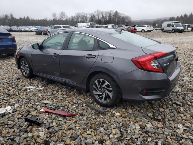 2HGFC2F74JH601394 - 2018 HONDA CIVIC EX GRAY photo 2