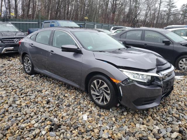 2HGFC2F74JH601394 - 2018 HONDA CIVIC EX GRAY photo 4