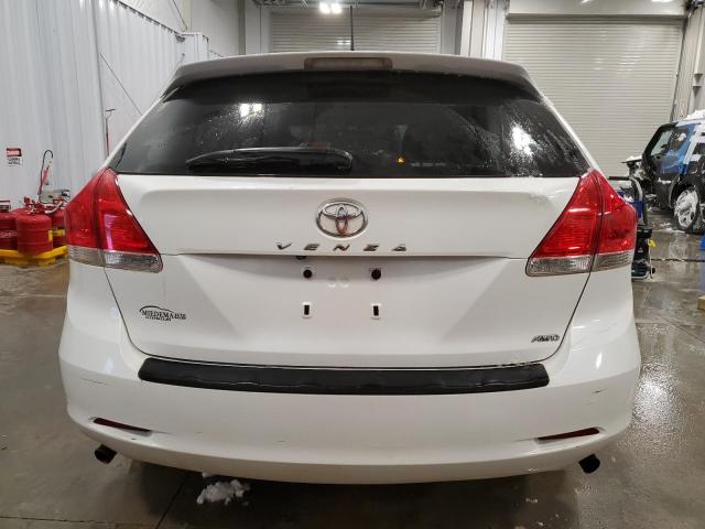 4T3BK3BB6AU030653 - 2010 TOYOTA VENZA WHITE photo 6