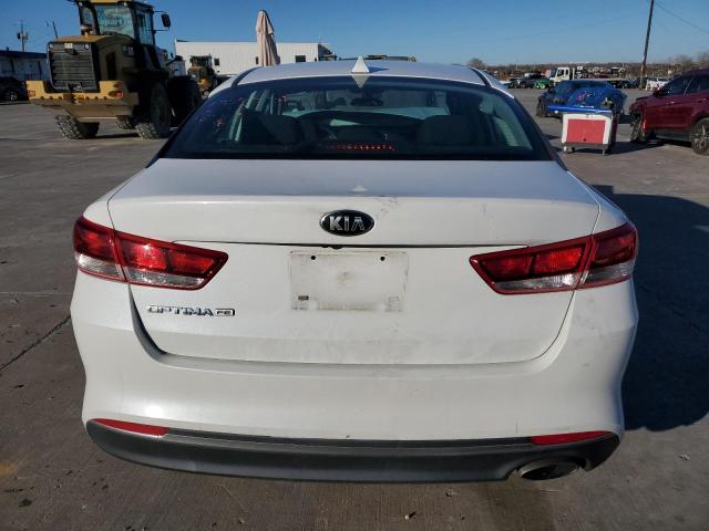 5XXGT4L39GG119872 - 2016 KIA OPTIMA LX WHITE photo 6