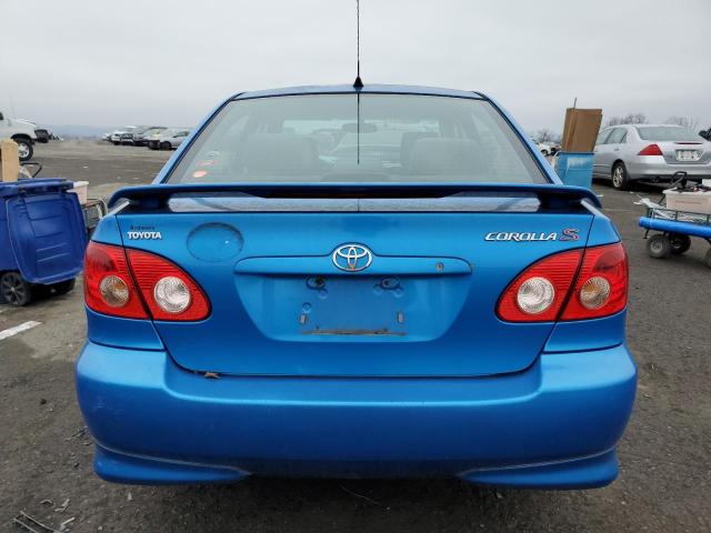 2T1BR32E08C923833 - 2008 TOYOTA COROLLA CE BLUE photo 6