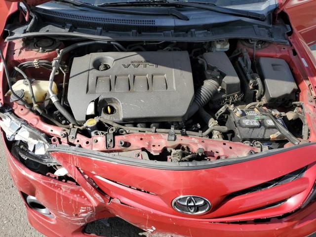 5YFBU4EE6BP002353 - 2011 TOYOTA COROLLA BASE برغندي صورة 11