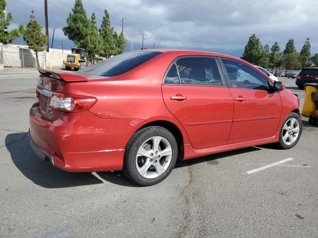 5YFBU4EE6BP002353 - 2011 TOYOTA COROLLA BASE برغندي صورة 3