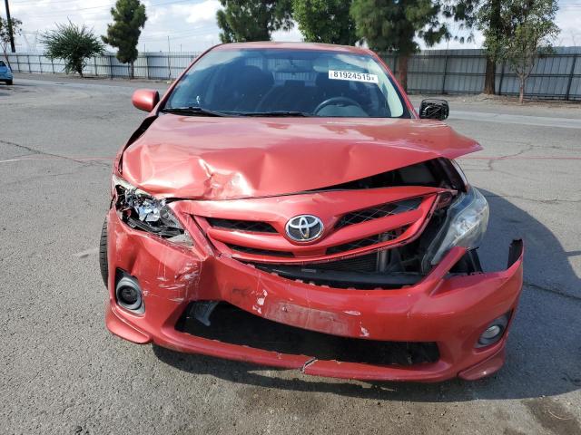 5YFBU4EE6BP002353 - 2011 TOYOTA COROLLA BASE برغندي صورة 5