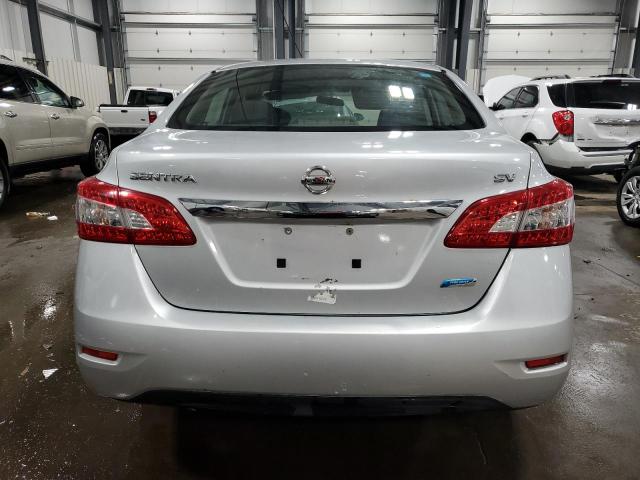 3N1AB7AP1EY214790 - 2014 NISSAN SENTRA S SILVER photo 6