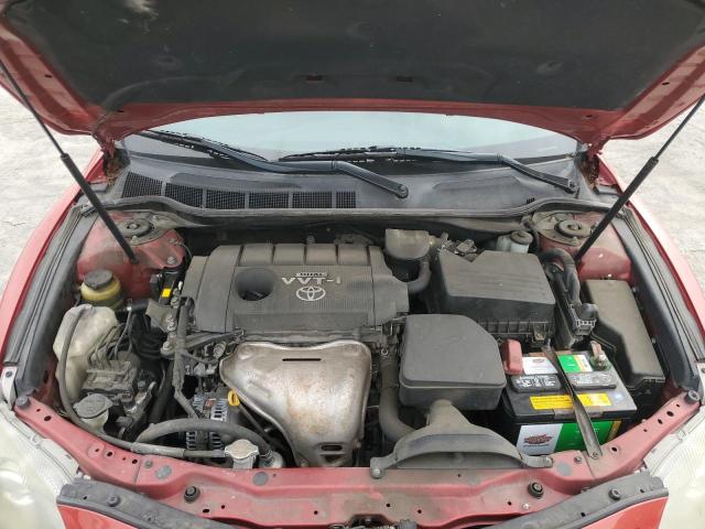 4T1BF3EKXAU070890 - 2010 TOYOTA CAMRY BASE RED photo 11