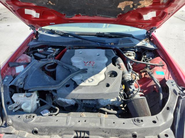 JNKCV54E64M827113 - 2004 INFINITI G35 RED photo 11