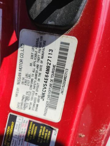 JNKCV54E64M827113 - 2004 INFINITI G35 RED photo 12