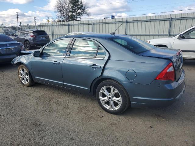 3FAHP0HA0CR239067 - 2012 FORD FUSION SE TEAL photo 2