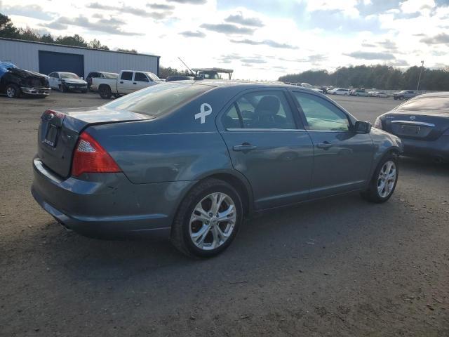 3FAHP0HA0CR239067 - 2012 FORD FUSION SE TEAL photo 3